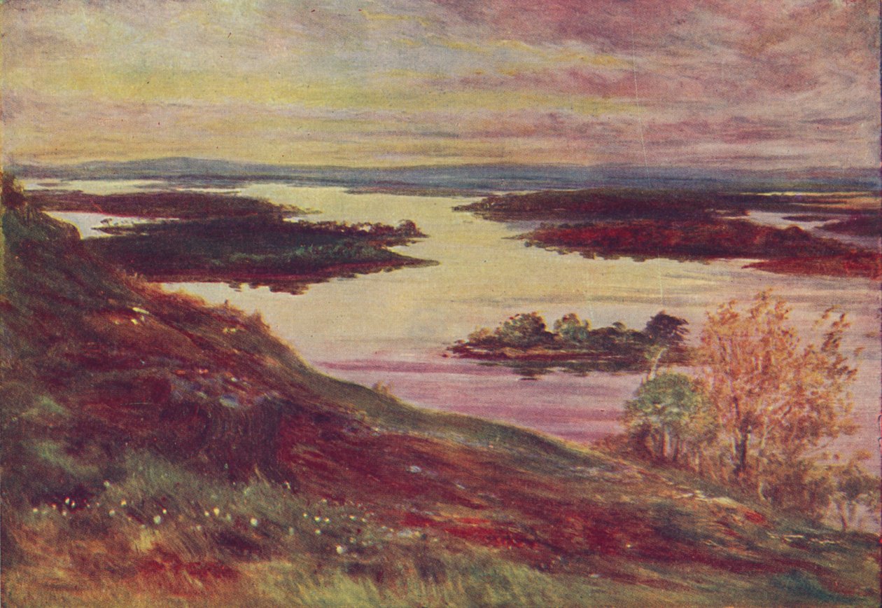 "An Irish Lough", 1910 alkotó: Francis S Walker