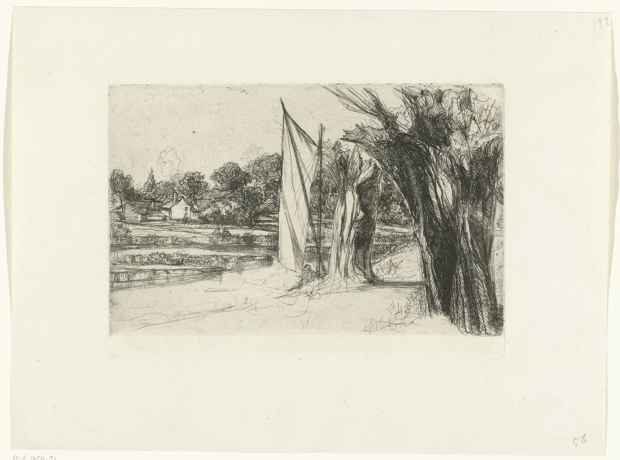 Thames Ditton Thames Ditton – vitorlával alkotó: Francis Seymour Haden (Sir)