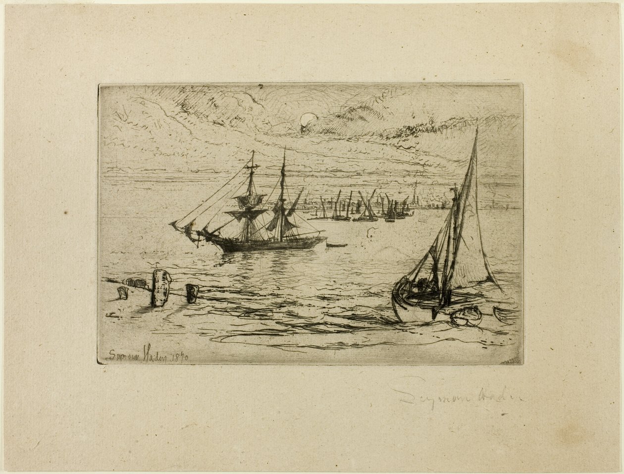 Egy dandár a horgonyban alkotó: Francis Seymour Haden