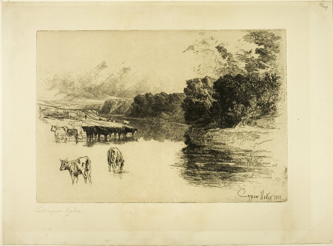 Egy Lancashire folyó alkotó: Francis Seymour Haden