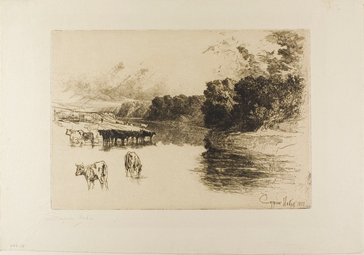 Egy Lancashire folyó alkotó: Francis Seymour Haden