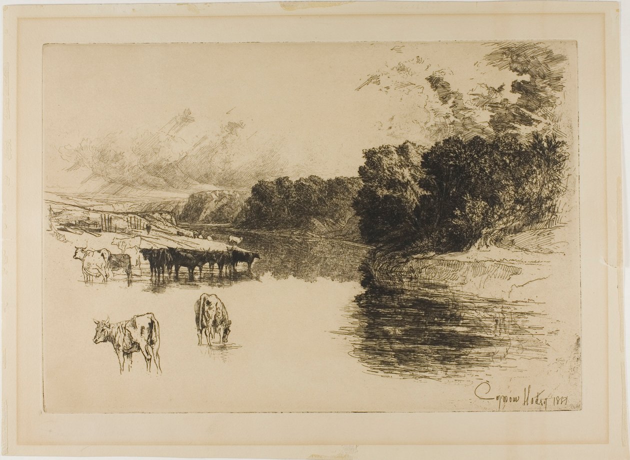 Egy Lancashire folyó alkotó: Francis Seymour Haden