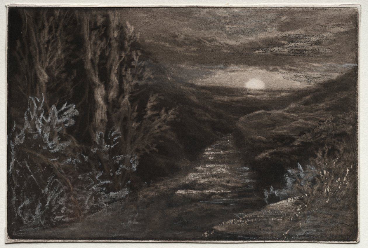 Egy Moorland-patak alkotó: Francis Seymour Haden
