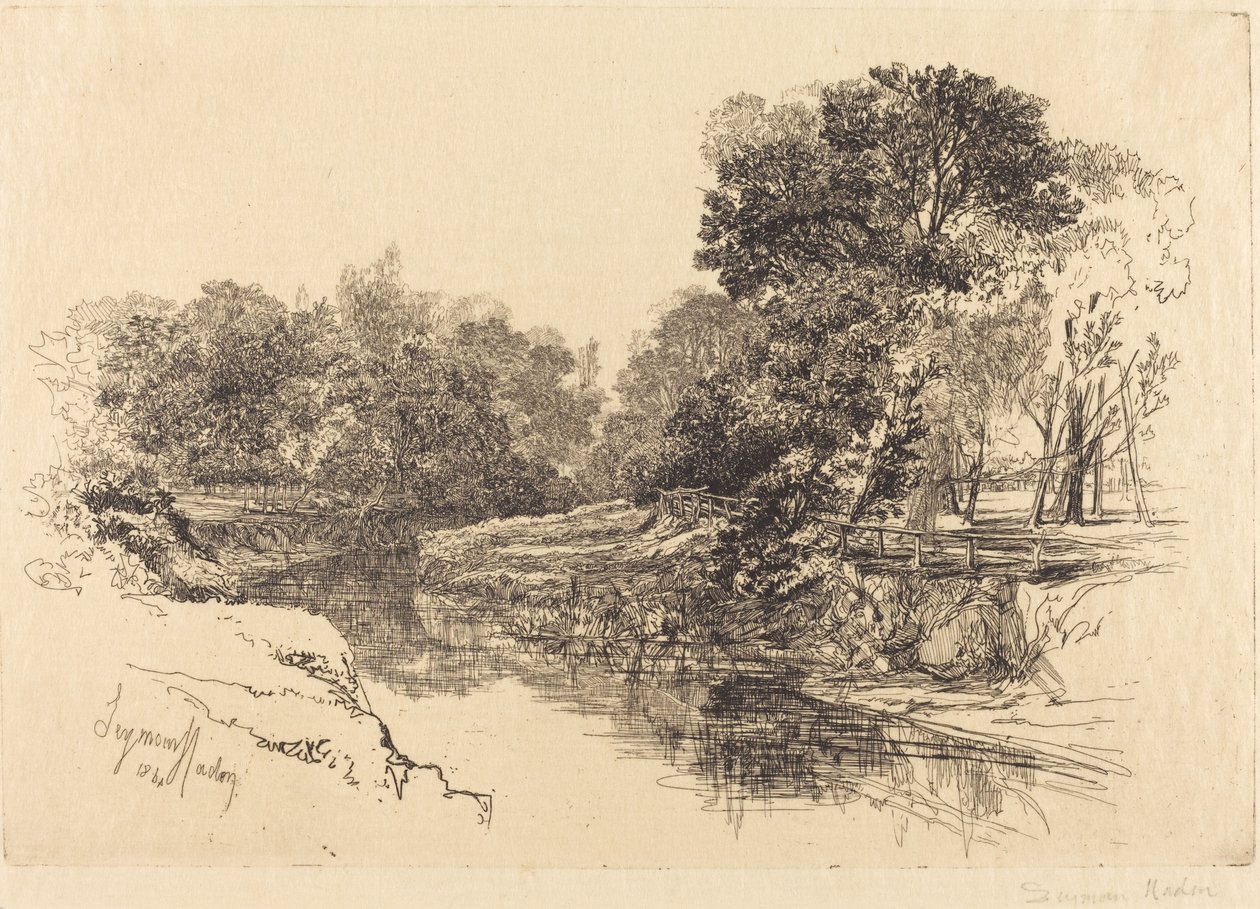 Egy folyó Írországban alkotó: Francis Seymour Haden