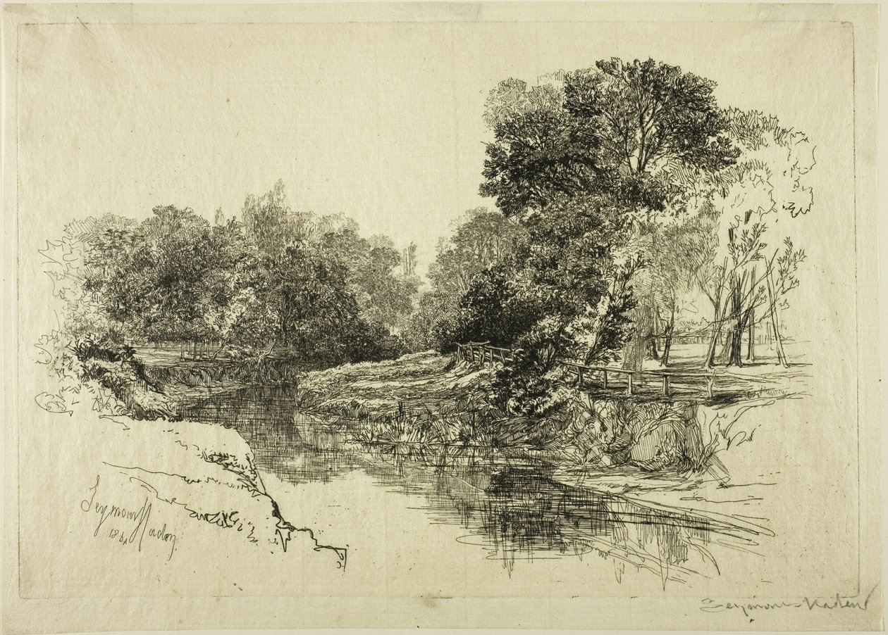 Egy folyó Írországban alkotó: Francis Seymour Haden