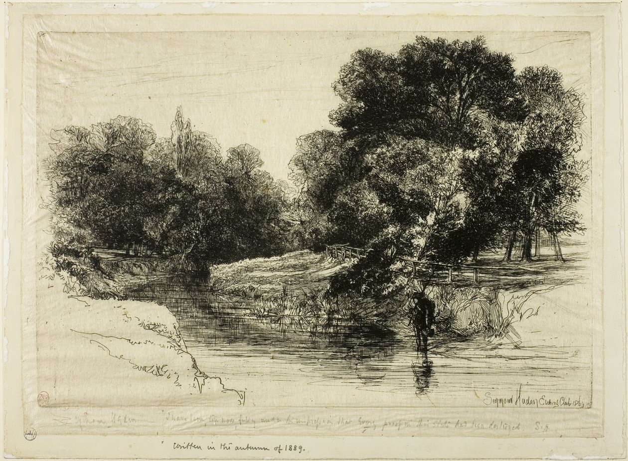 Egy folyó Írországban alkotó: Francis Seymour Haden