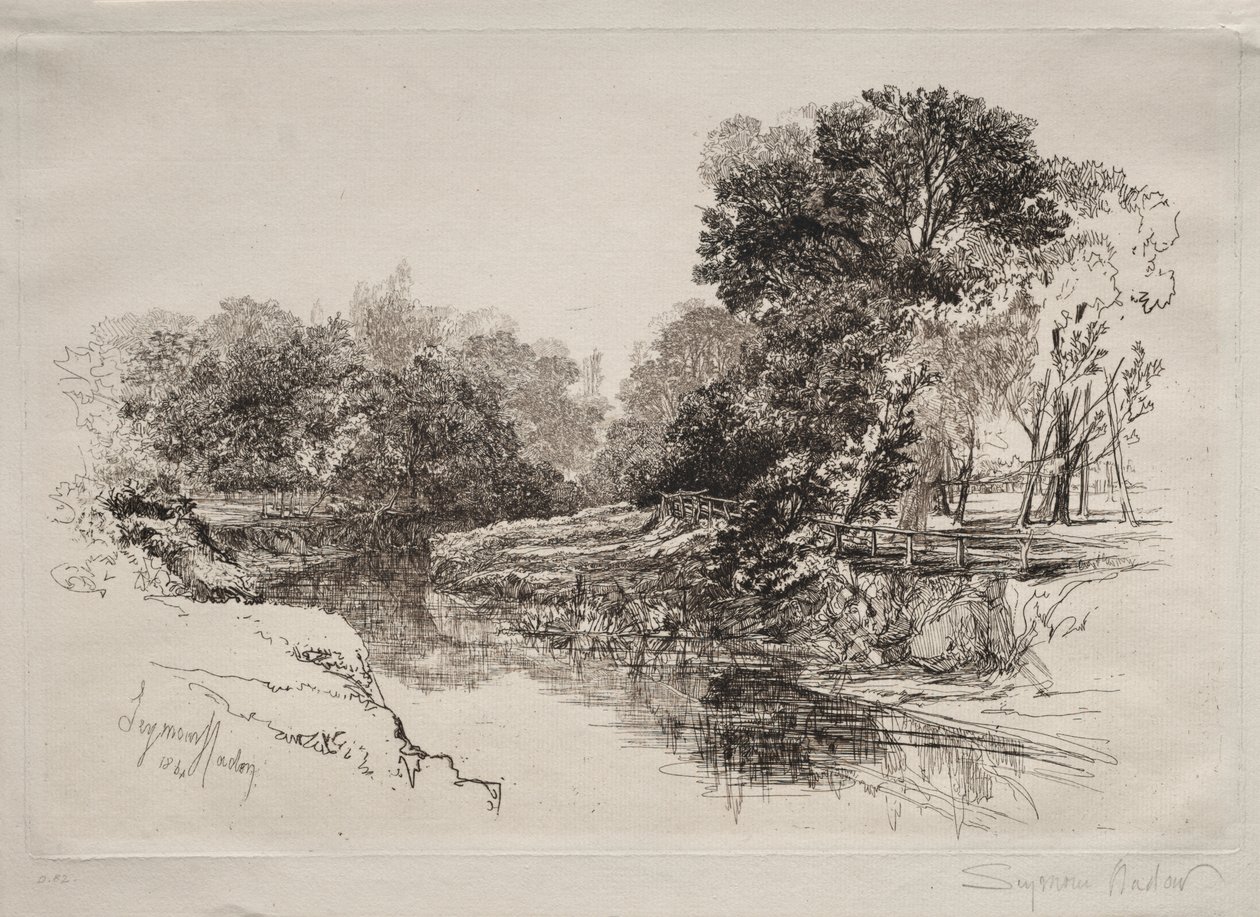 Egy folyó Írországban alkotó: Francis Seymour Haden