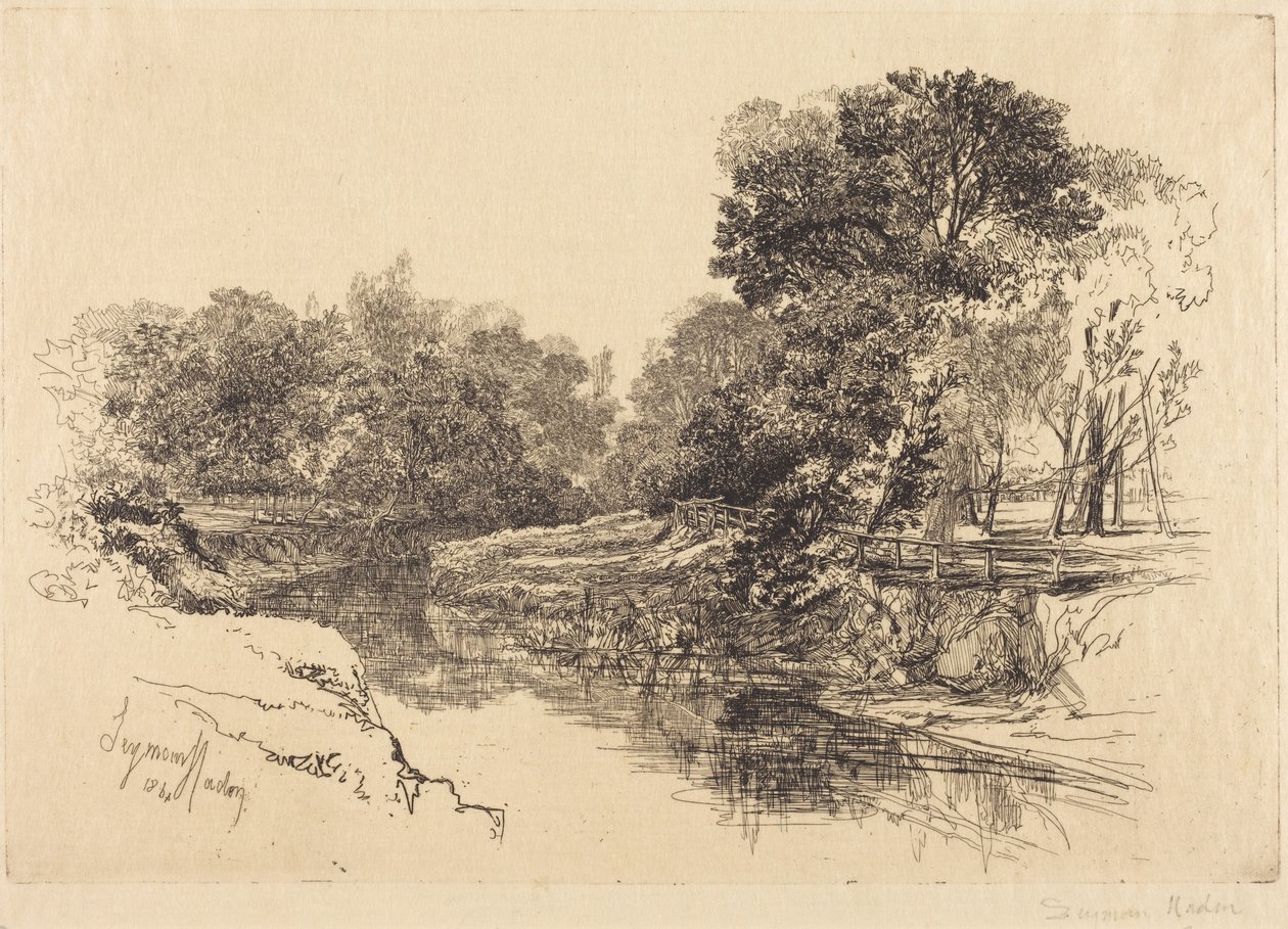 Egy folyó Írországban alkotó: Francis Seymour Haden