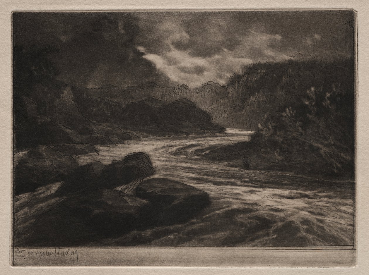 Lazac folyó alkotó: Francis Seymour Haden