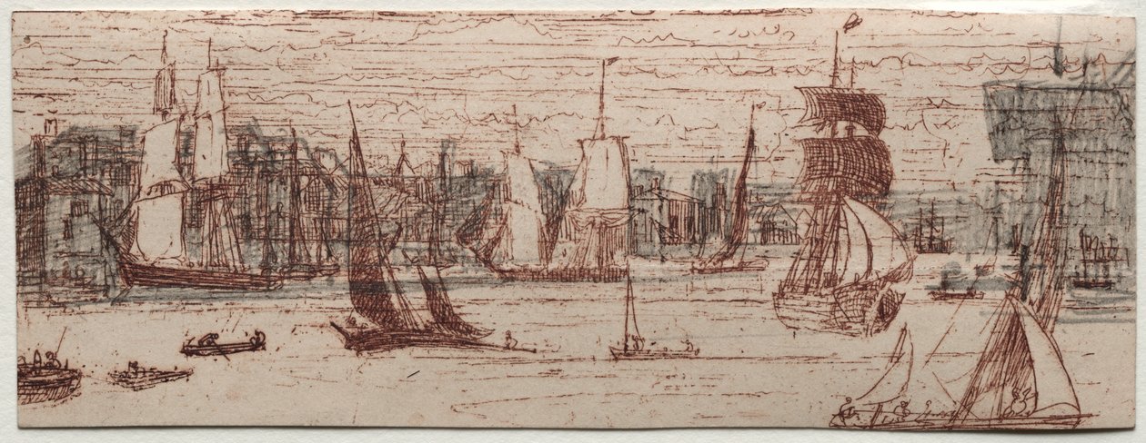 Vázlat Greenwichről alkotó: Francis Seymour Haden