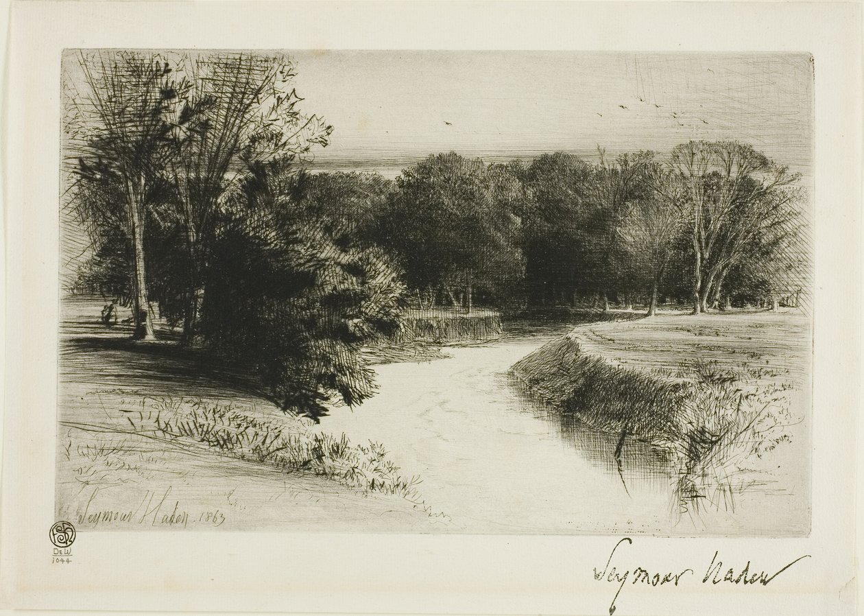 Naplemente Írországban alkotó: Francis Seymour Haden