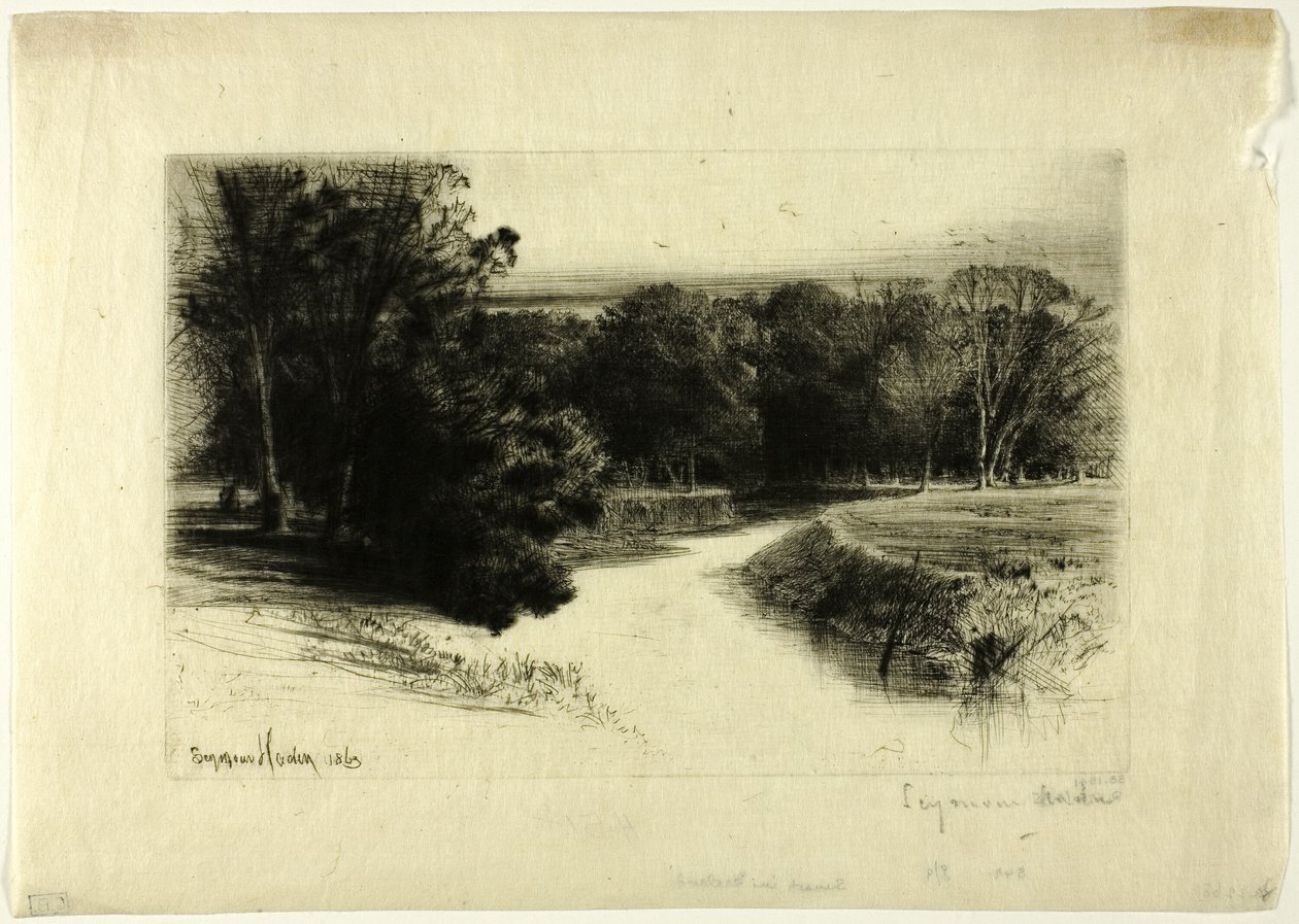 Naplemente Írországban alkotó: Francis Seymour Haden