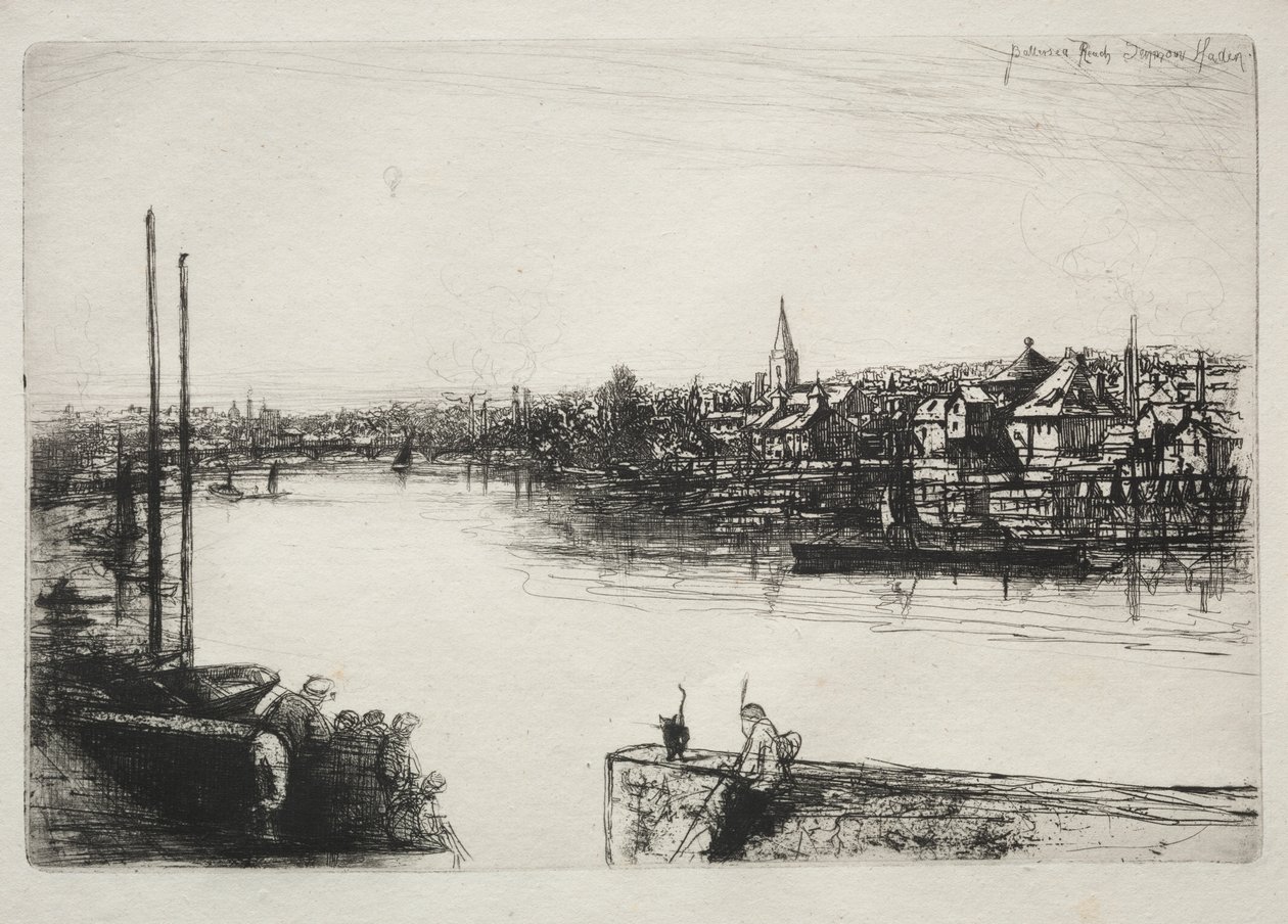 Battersea Reach alkotó: Francis Seymour Haden
