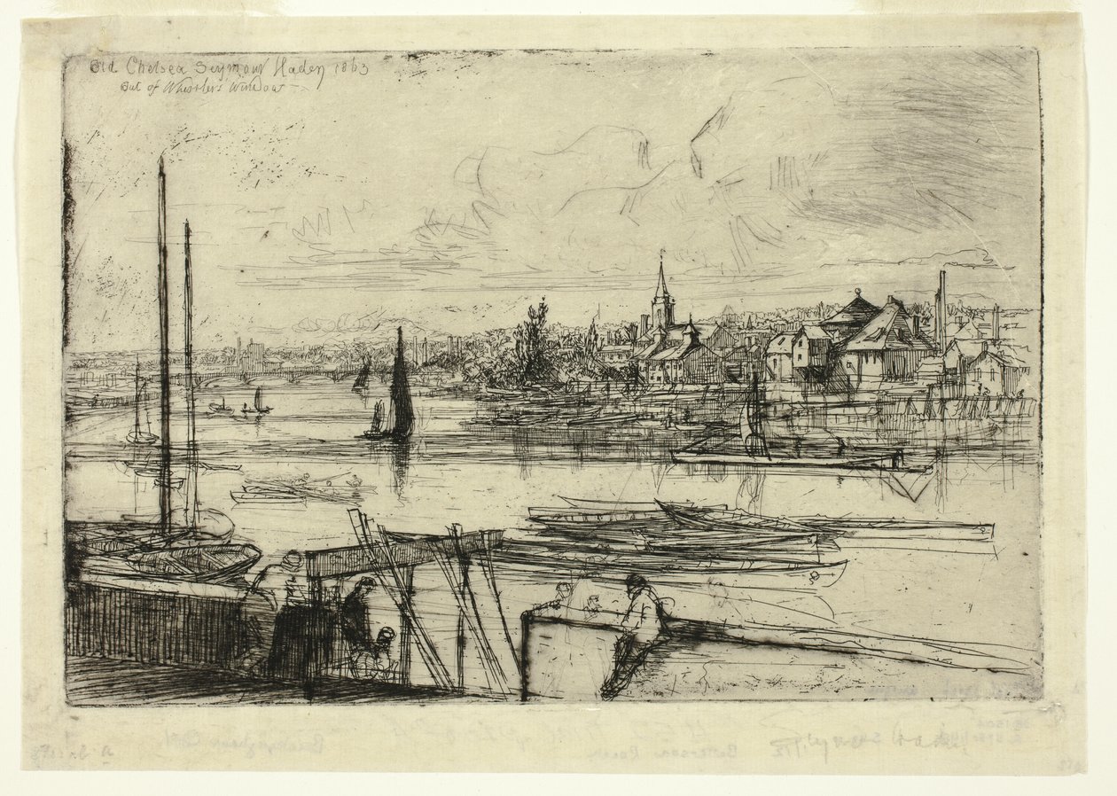 Battersea Reach alkotó: Francis Seymour Haden