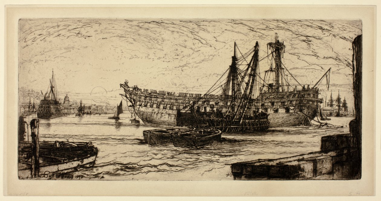 Az Agamemnon szakítása, 1. sz alkotó: Francis Seymour Haden