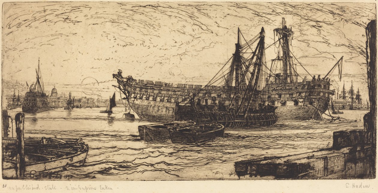 Az Agamemnon szakítása alkotó: Francis Seymour Haden