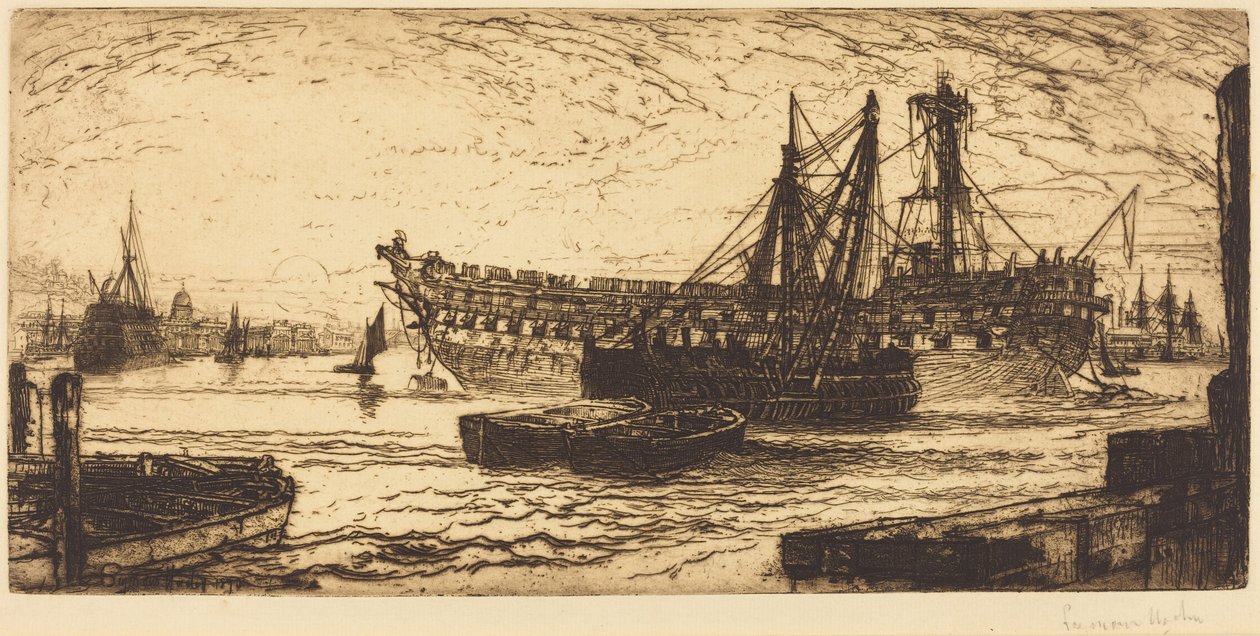Az Agamemnón szétbontása alkotó: Francis Seymour Haden