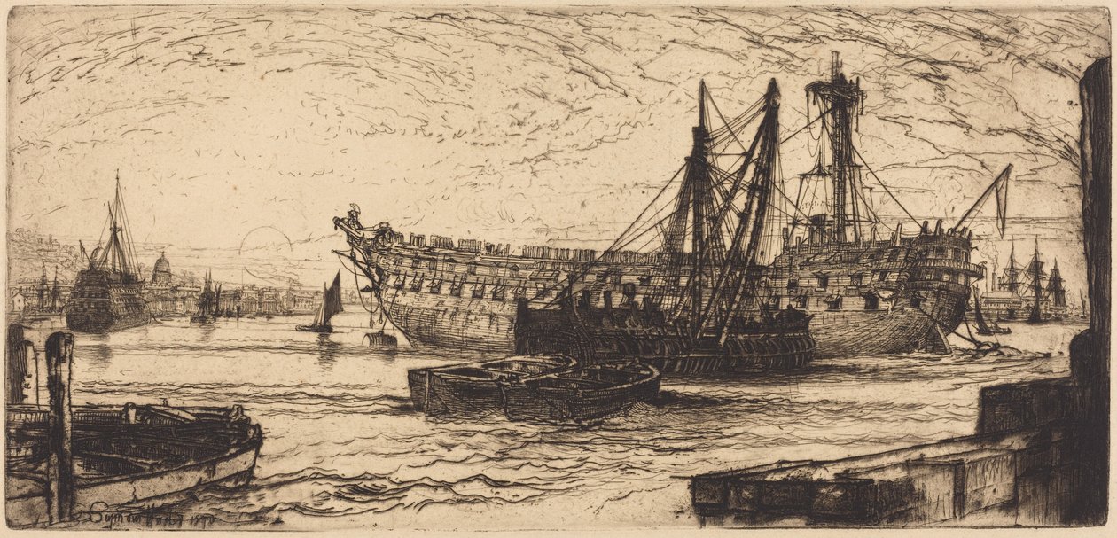 Az Agamemnon szétszerelése alkotó: Francis Seymour Haden
