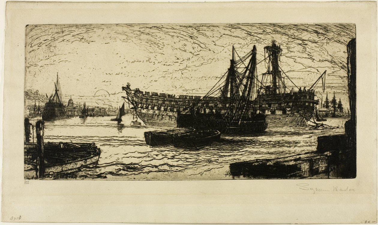 Az Agamemnon szakítása, 1. sz alkotó: Francis Seymour Haden
