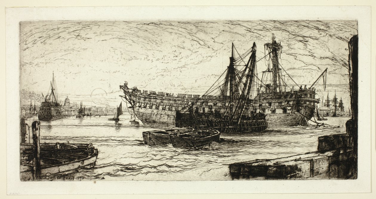 Az Agamemnon szakítása, 1. sz alkotó: Francis Seymour Haden