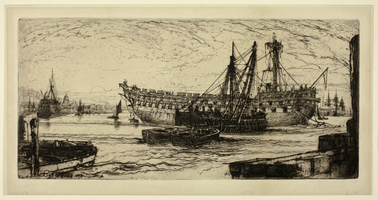 Az Agamemnon szakítása, 1. sz alkotó: Francis Seymour Haden