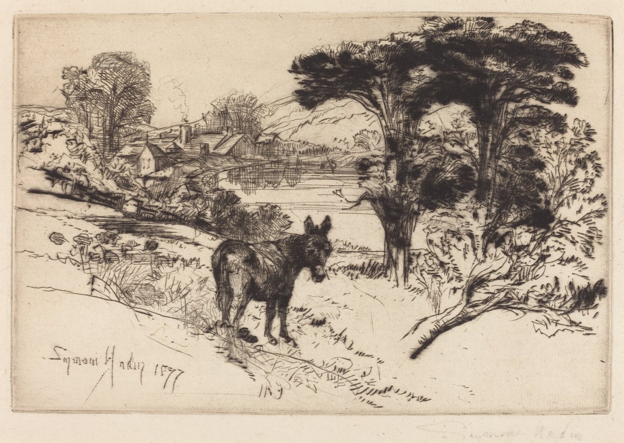 Challow Farm alkotó: Francis Seymour Haden