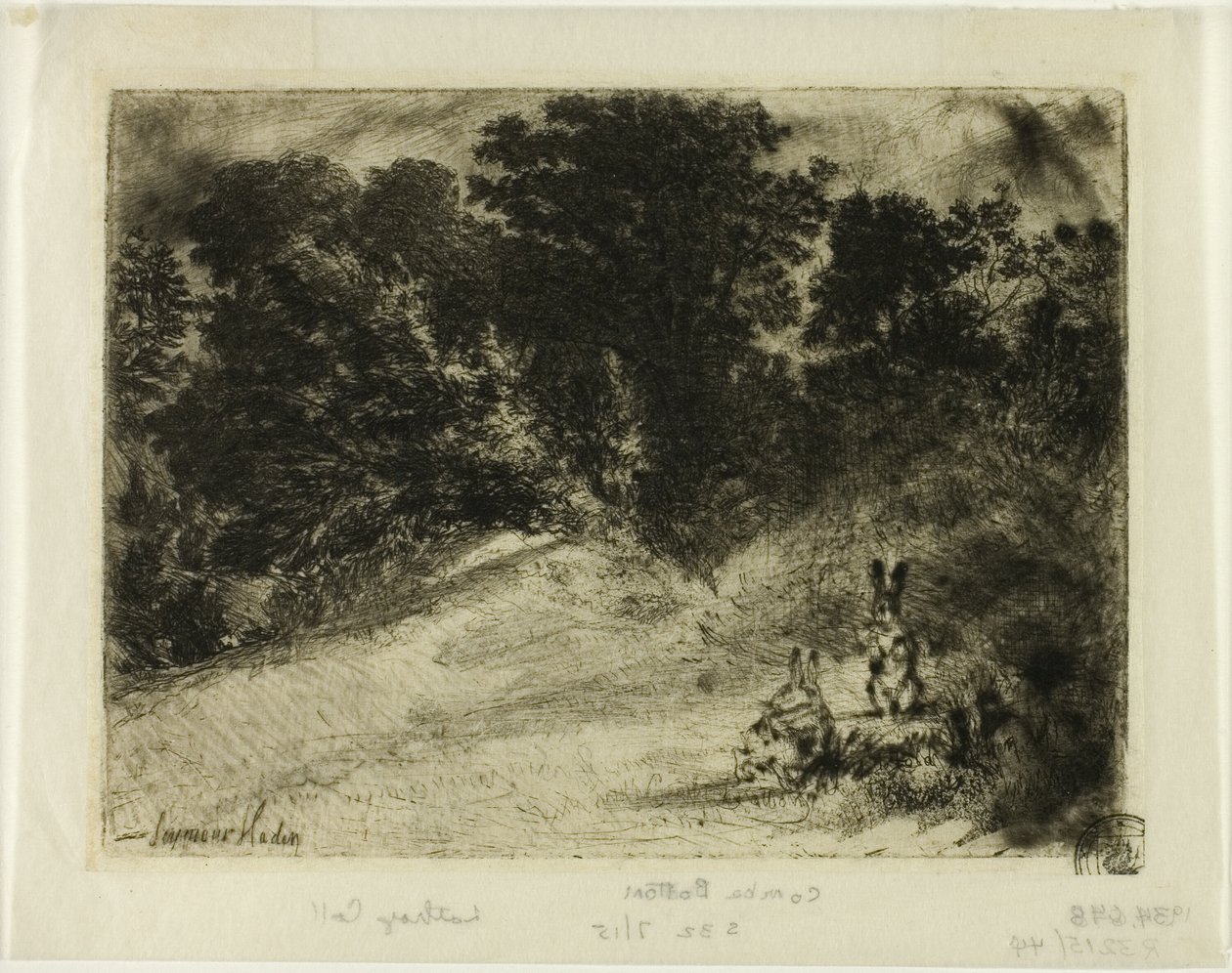 Combe Bottom alkotó: Francis Seymour Haden