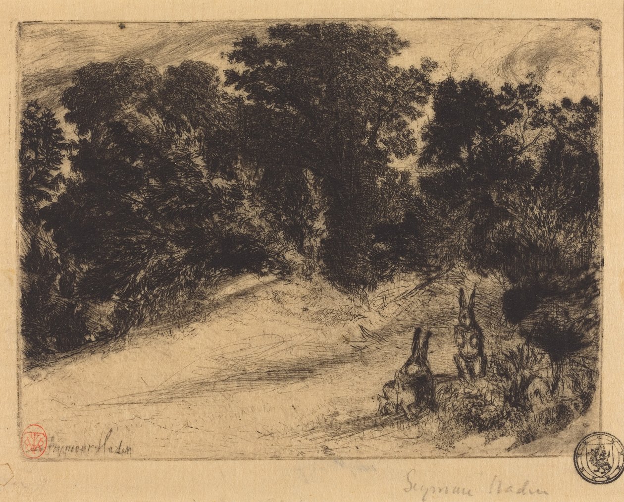 Combe Bottom alkotó: Francis Seymour Haden