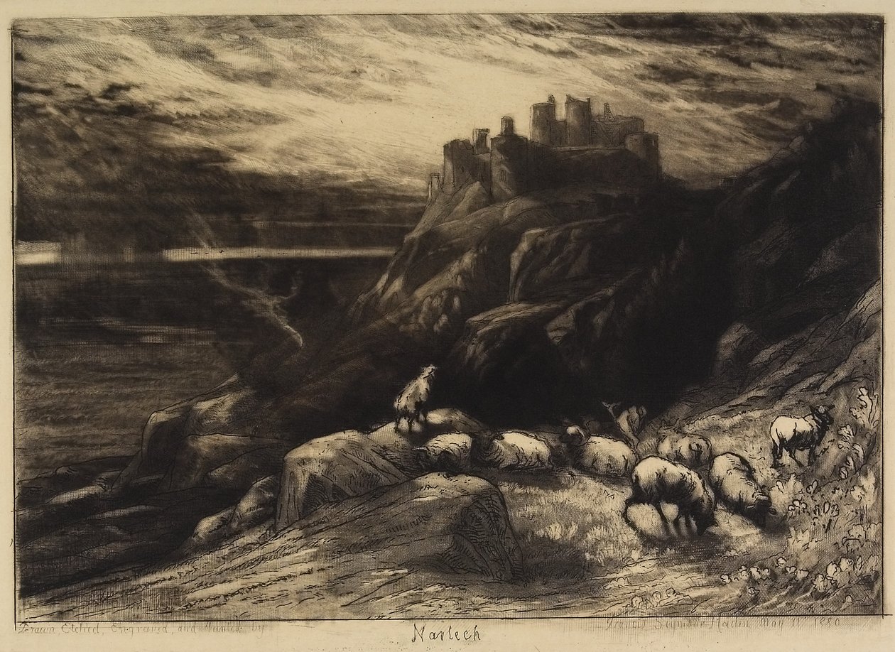 Harlech, nem. II, 1880 alkotó: Francis Seymour Haden