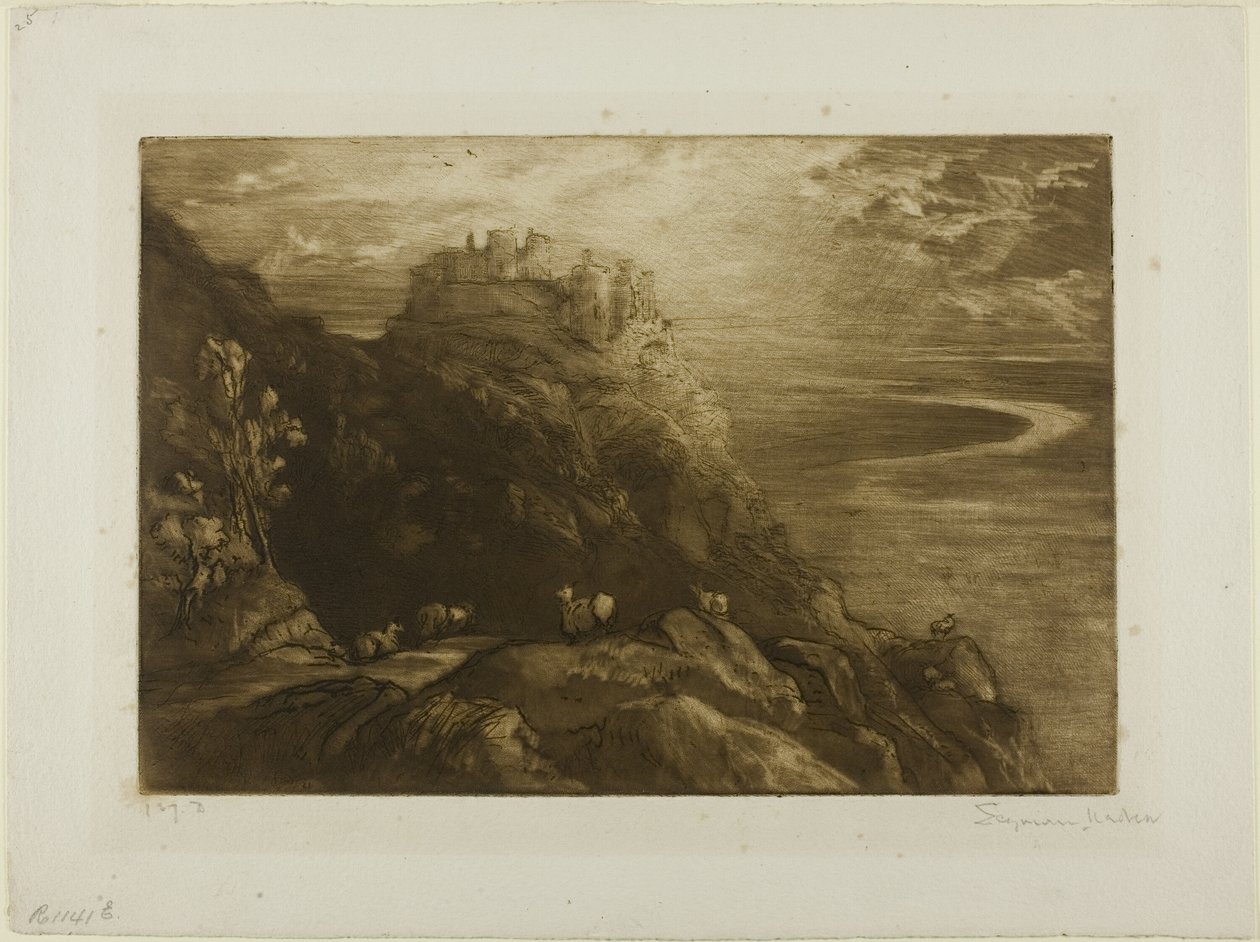 Harlech, sz. én alkotó: Francis Seymour Haden