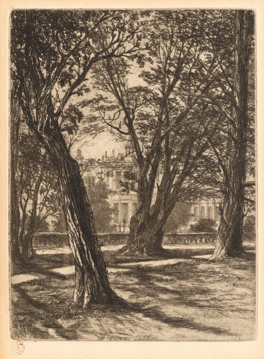 Kensington Gardens, No. 1 Small Plate, 1859. alkotó: Francis Seymour Haden