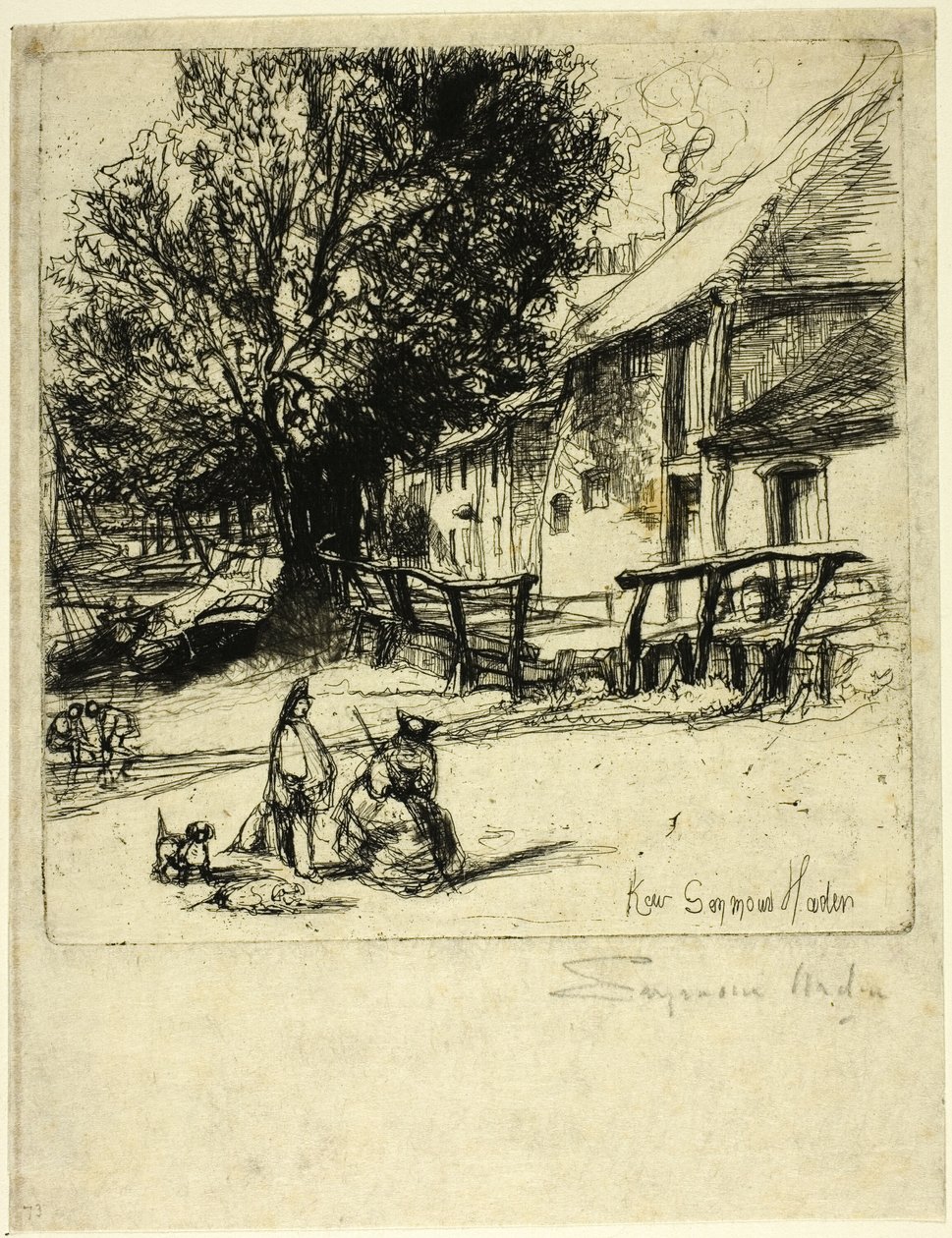 Kew Side, Egy töredék alkotó: Francis Seymour Haden