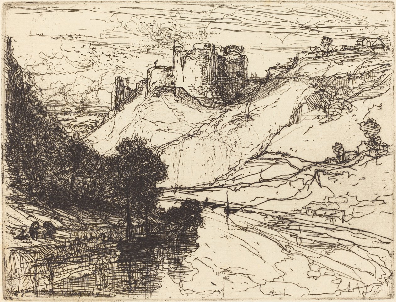 Kilgaren kastély alkotó: Francis Seymour Haden