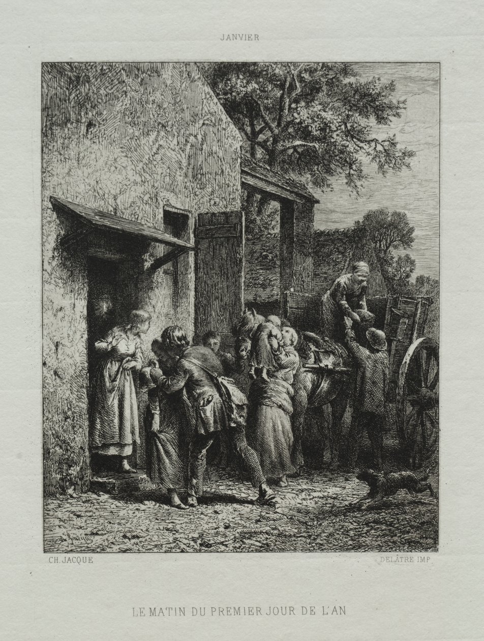 Az év első napjának reggele alkotó: Francis Seymour Haden