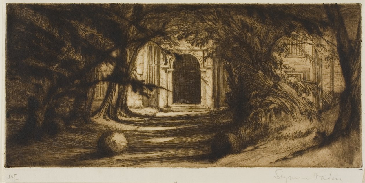 Mytton Hall alkotó: Francis Seymour Haden