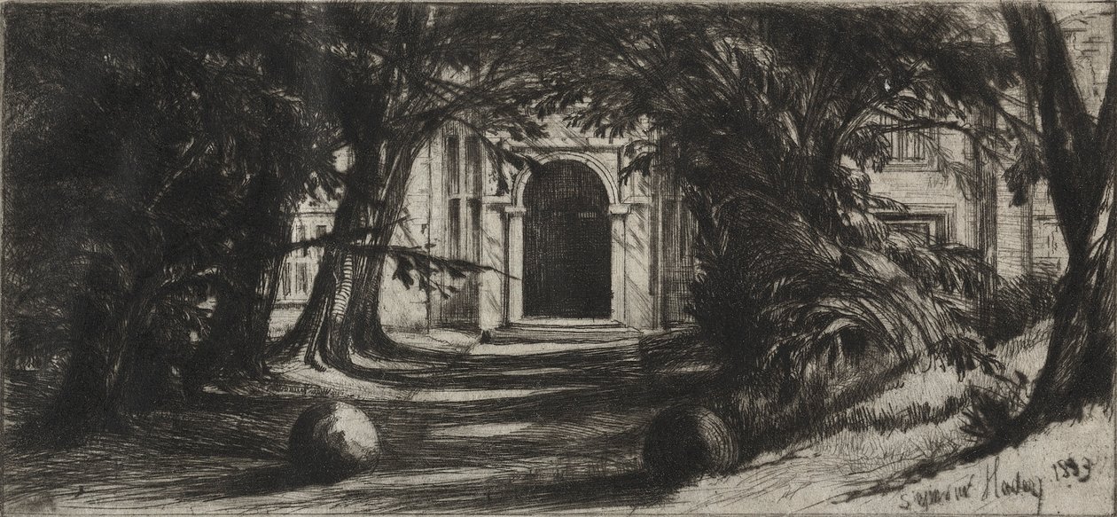 Mytton Hall alkotó: Francis Seymour Haden