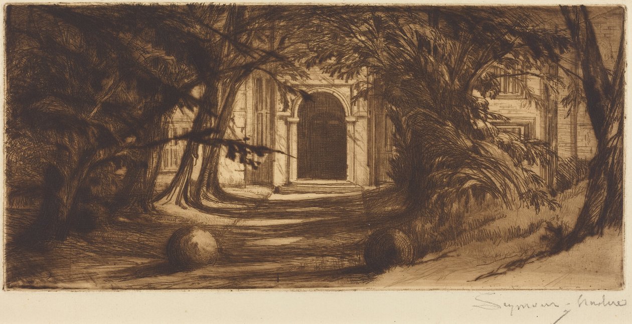 Mytton Hall alkotó: Francis Seymour Haden