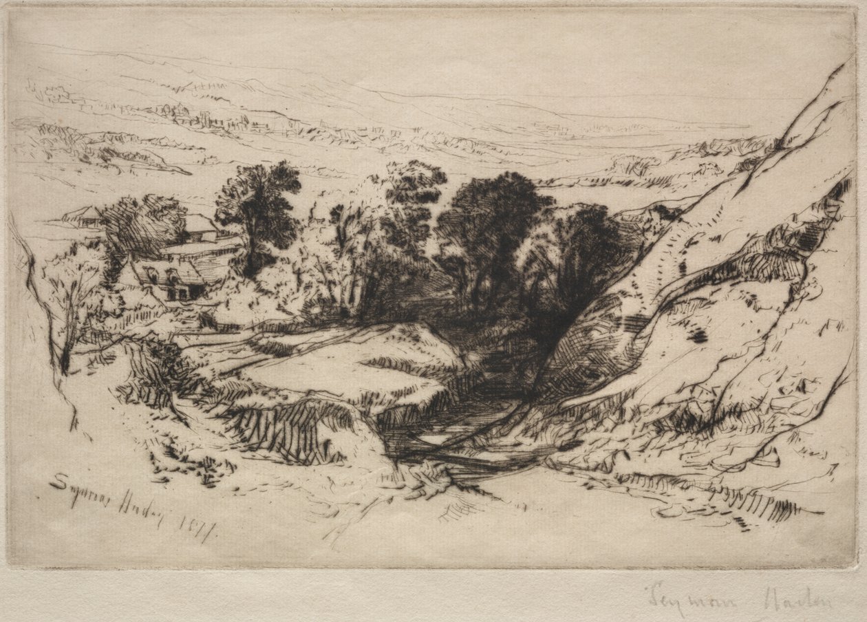 Kilenc Barrow Down alkotó: Francis Seymour Haden