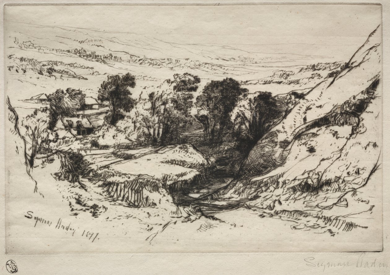 Kilenc Barrow Down alkotó: Francis Seymour Haden
