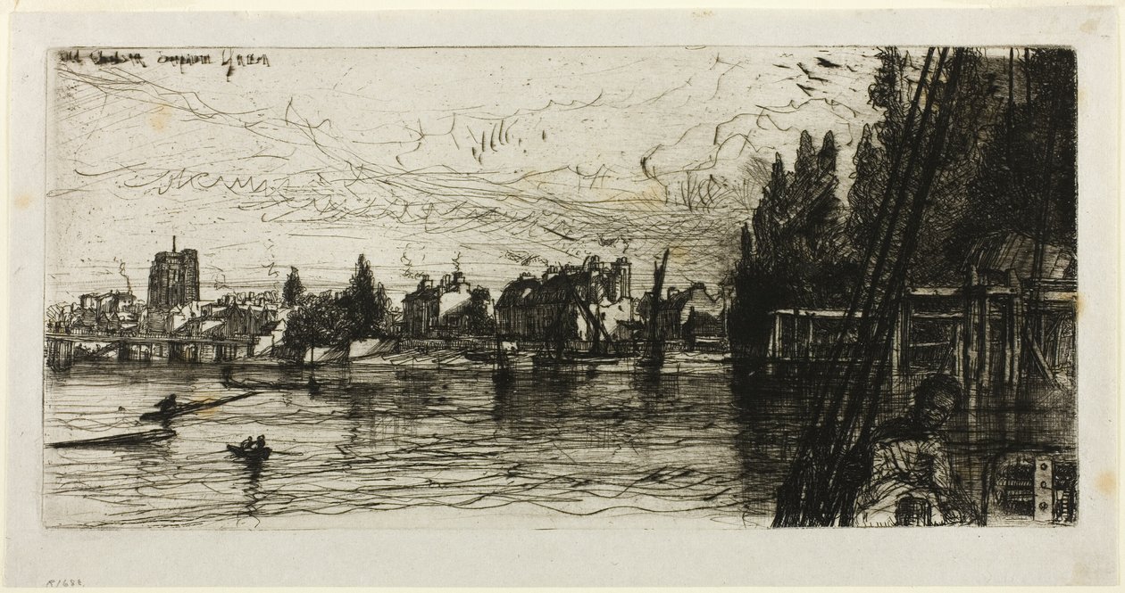 Régi Chelsea templom alkotó: Francis Seymour Haden