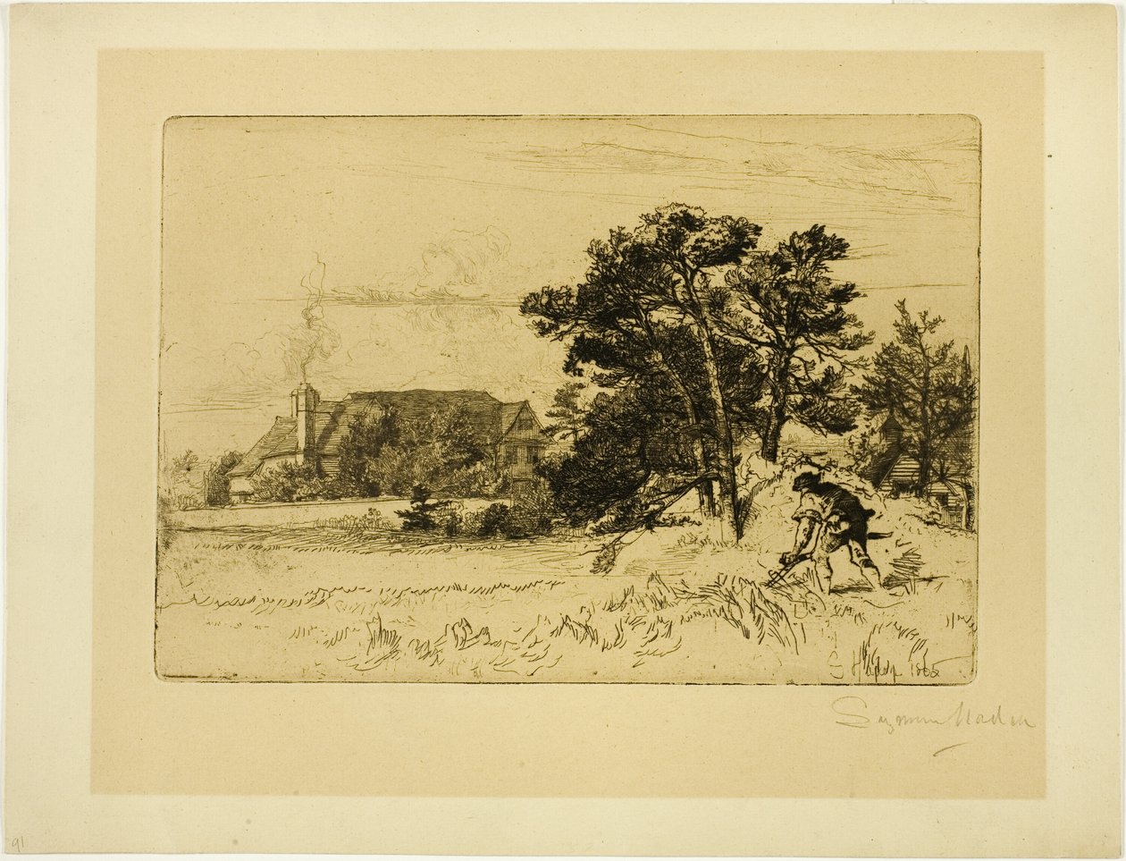 Régi Willesley-ház alkotó: Francis Seymour Haden