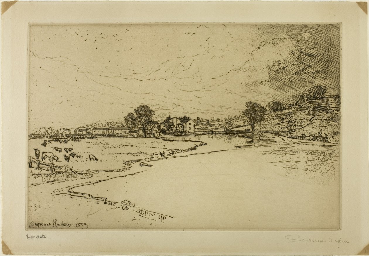 Sawley apátság alkotó: Francis Seymour Haden