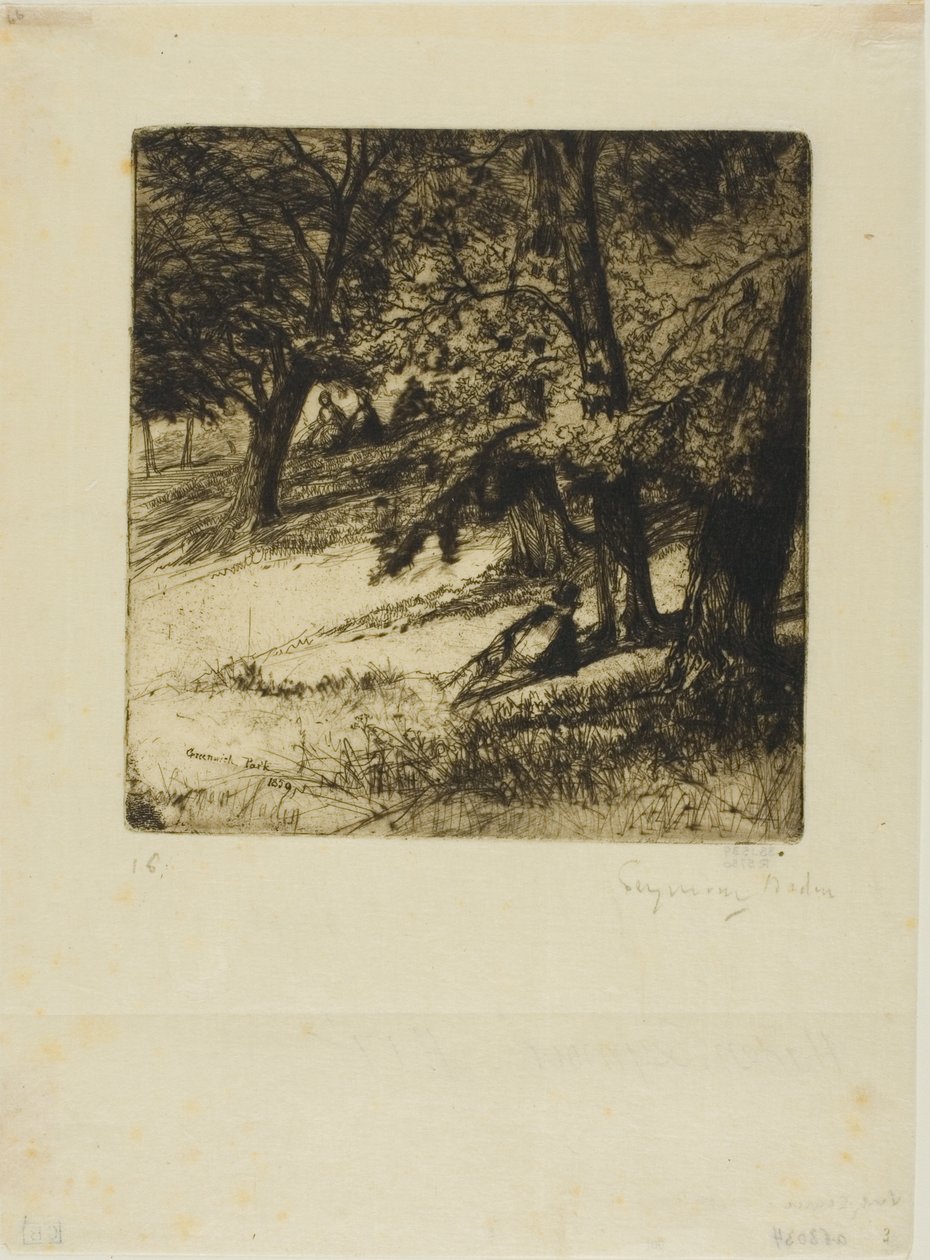 Tető alatt... alkotó: Francis Seymour Haden