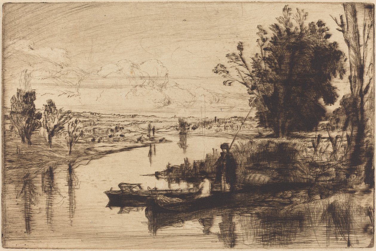 Temze halászok alkotó: Francis Seymour Haden