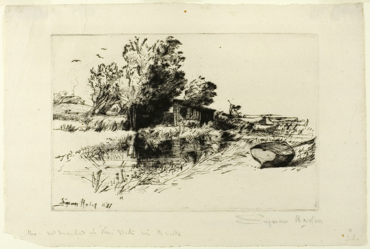A Kis Csónakház alkotó: Francis Seymour Haden