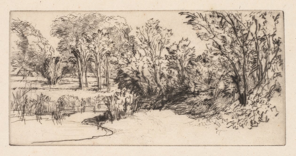 A kis hosszúplébánia, 1896. alkotó: Francis Seymour Haden