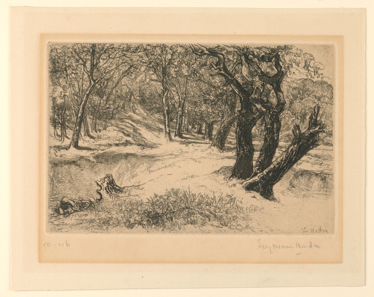 A három nővér alkotó: Francis Seymour Haden