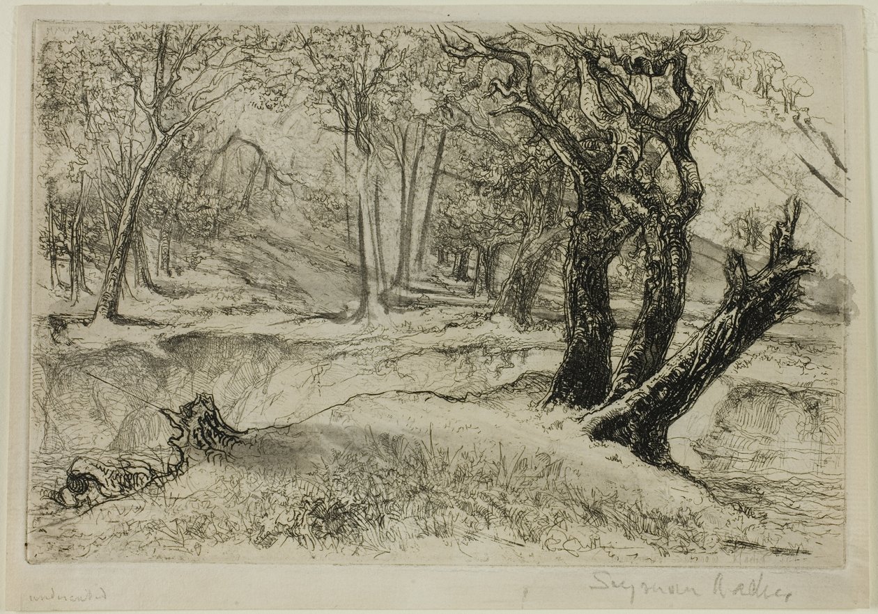 A három nővér alkotó: Francis Seymour Haden