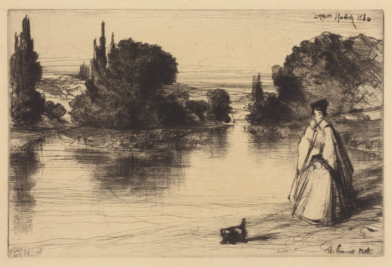 Vontatóút alkotó: Francis Seymour Haden