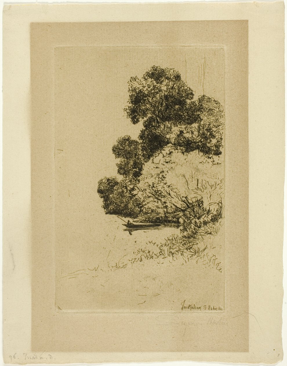Twickenham Bushes alkotó: Francis Seymour Haden